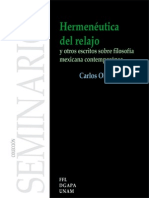 Carlos Oliva Mendoza-Hermeneutica Del Relajo y Otros Escritos Sobre Filosofía Mexicana Contemporanea