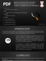 La Observación - Base Metodológica de La Investigación