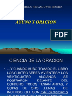 Ciencia de La Oración y Ayuno