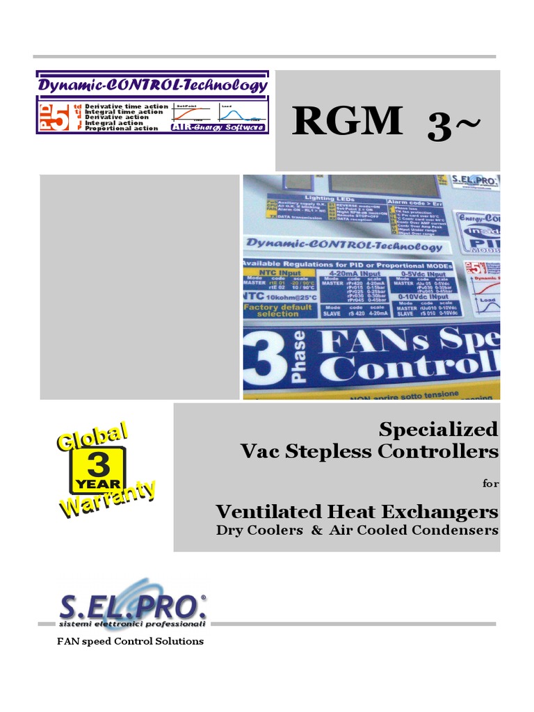RGM 300 User Manual for Fan Control | PDF | Electromagnetic ...