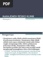 Download Manajemen Resiko Klinik Ppt by winnyhs SN219327421 doc pdf