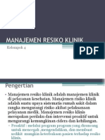 Manajemen Resiko Klinik