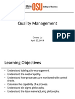 Lecture 4 - Quality Control