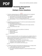 Download IMT-40 MARKETING MANAGEMENT MCQ by sjay71 SN219331472 doc pdf