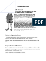 middle childhood ece497 week 2