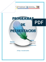 Programas de Presentancion