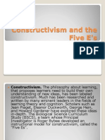 Constructivism and The Five E's