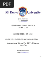 Bit 4202 Distributed Multimedia Systems