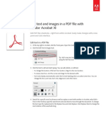 Adobe Acrobat Xi Edit Text and Images in a PDF File Tutorial Ue...