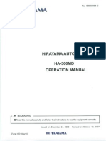 27693HA-300MD Operation Manual