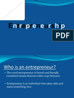 Entrepreneurship