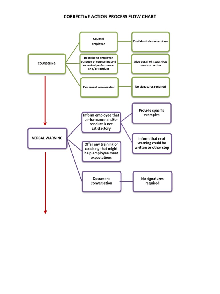 Corrective Action Process Flow Chart | Business