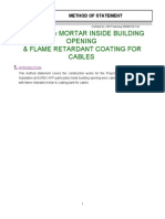 Fire Retardant Coating For Cables - Method of Statement - Eng - 06.08.12