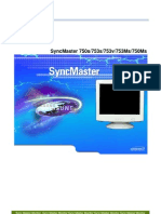 SyncMaster 750s/753s/753v/753Ms/750Ms