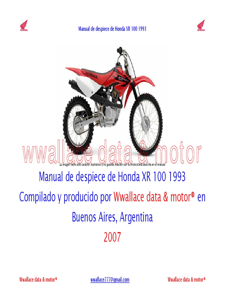 Honda Crm 125 Service Manual Pdf