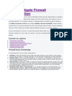 Basic Fortigate Firewall Configuration