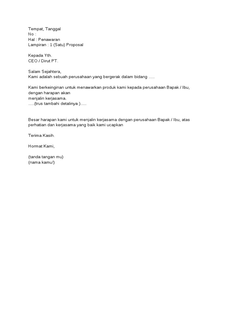 Contoh Surat Penawaran Makanan / 16 Contoh Proposal Penawaran Catering Ke Perusahaan / Disamping memiliki pengaruh yang baik untuk membuat jenis usaha kita dapat laris dan laku dipasaran.