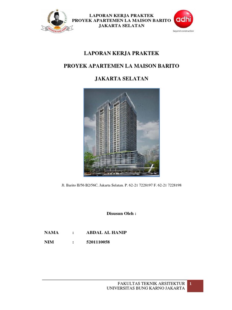 Laporan Kerja Praktek 5201110058