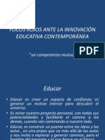 FOCOS ROJOS ANTE LA INNOVACIÓN EDUCATIVA CONTEMPORÁNEA