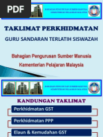 Taklimat Perkhidmatan Bagi Temuduga SPP