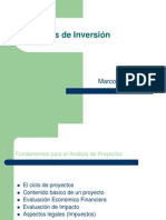 Proyectos de Inversión