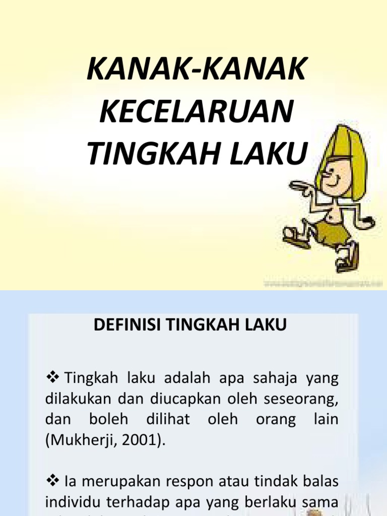 Masalah Tingkah Laku Pdf