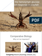 Quantifying the hemolymph glucose concentration response in crayfish