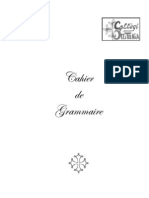« Cahier de grammaire occitane - 1ère année »