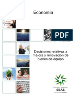 Economía: Decisiones Relativas A Mejora y Renovación de Bienes de Equipo