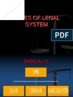 Types of Legal System (Adversarial)