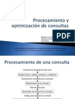 Procesamiento y Optimización de Consultas