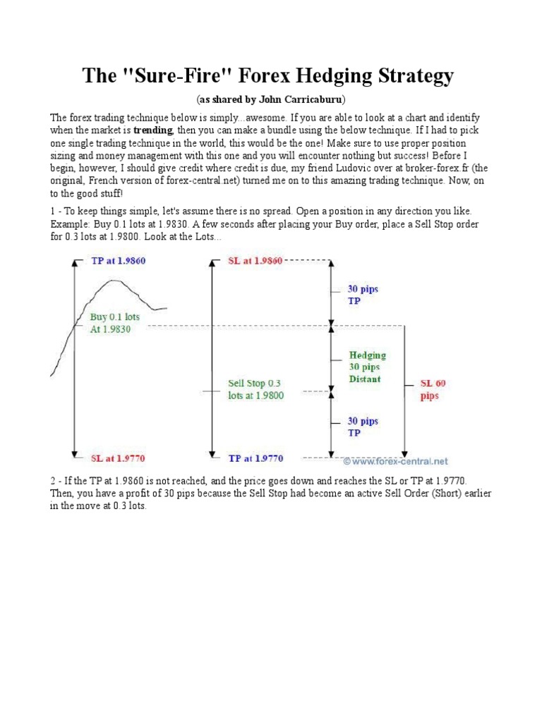Sure-Fire Forex Hedging Strategy Guide | PDF | Hedge (Finance ...