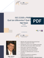 ISO21500 Vs PMBOK Comparacion