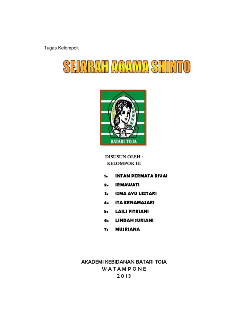 Sejarah Agama Shinto