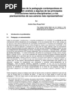Concepciones de La Pedagogía Contemporánea en Colombia