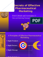 4 Secrets of Effective Pharmaceutical Marketing: Perri Cebedo and Associates ©