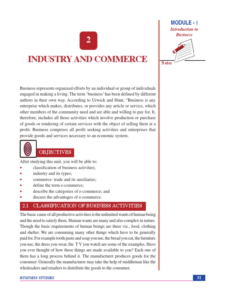 Lesson 2. Industry and Commerce (42 KB) | PDF | Business