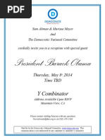 Download Obama YC invite by Sam Altman SN219461164 doc pdf