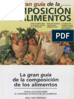 La Gran Guía de Composición de Los Alimentos 18ed PDF