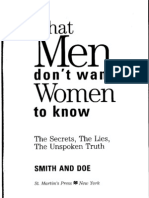 What Men Dont Want Women To Know - The Secrets, The Lies, The Unspoken Truth - Smith and Doe