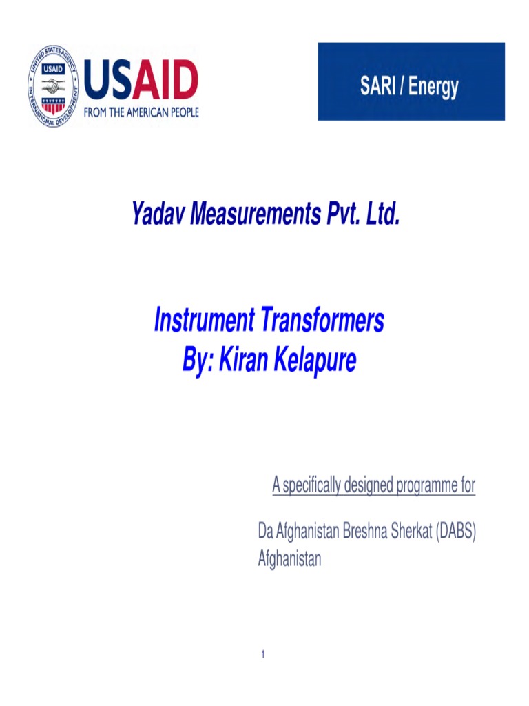 Instrument Transformers 11010 | PDF | Transformer | Electrical Components