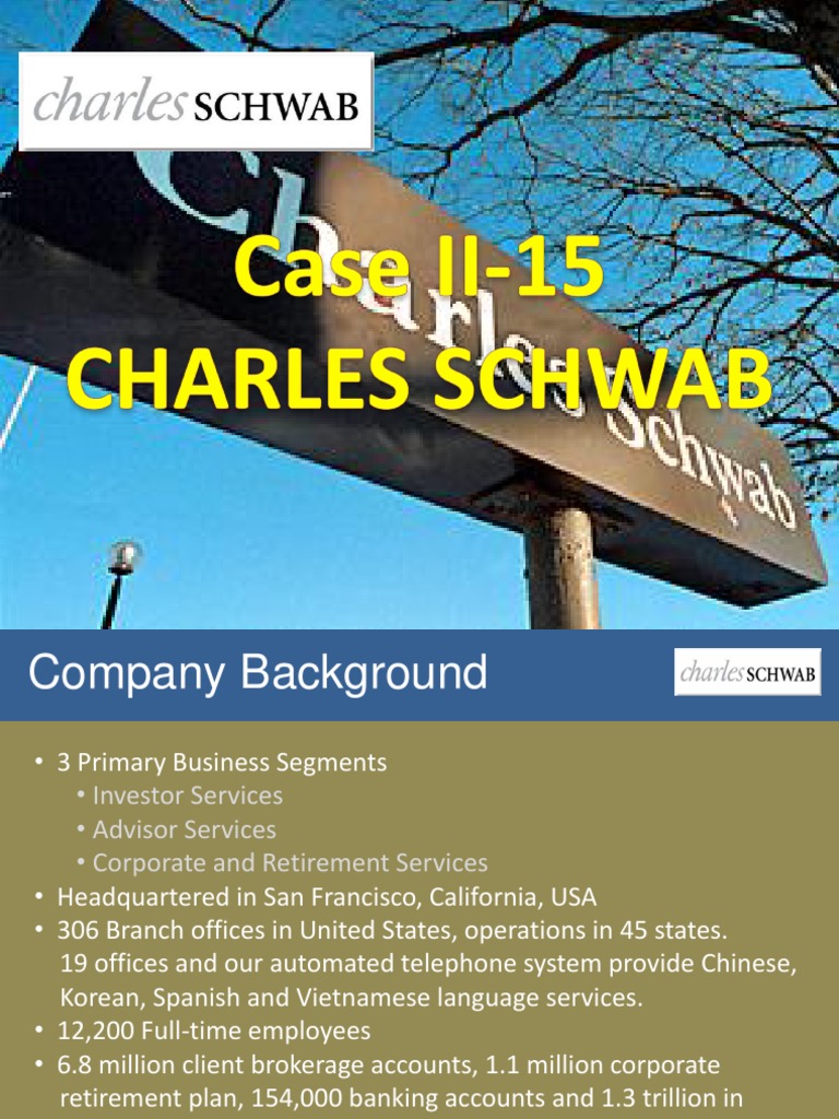 Charles Schwab Corporation | PDF | Investing | Investor
