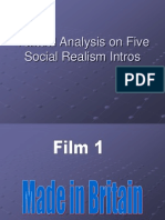 Textual Analysis on Five Social Realism Intros