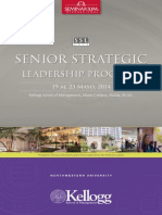 The Senior Strategic Leadership Program At Kellogg School of Management 2014