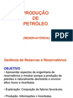 Petroleo- Reservatórios