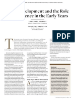 2009.Brain Development and Role of Experience in the Early Years