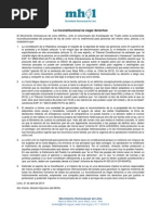 MHOL al Arzobispado de Trujillo