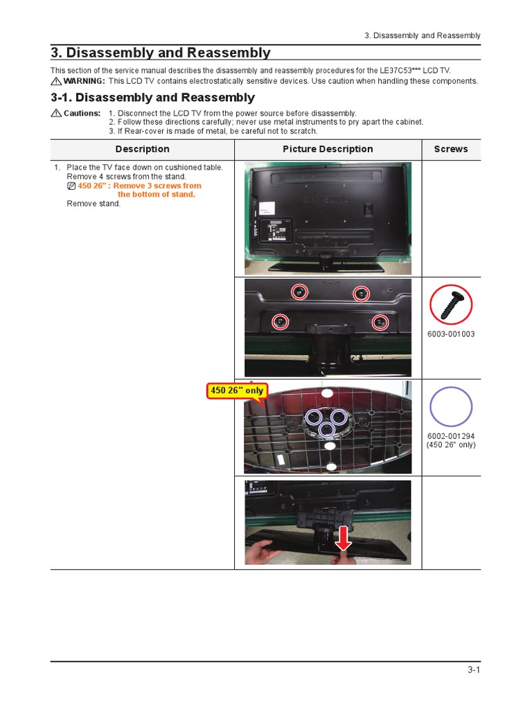Disassembly Reassembly Pdf