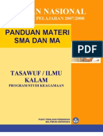 Panduan Ujian 2008 SMA MA Ilmu Kalam