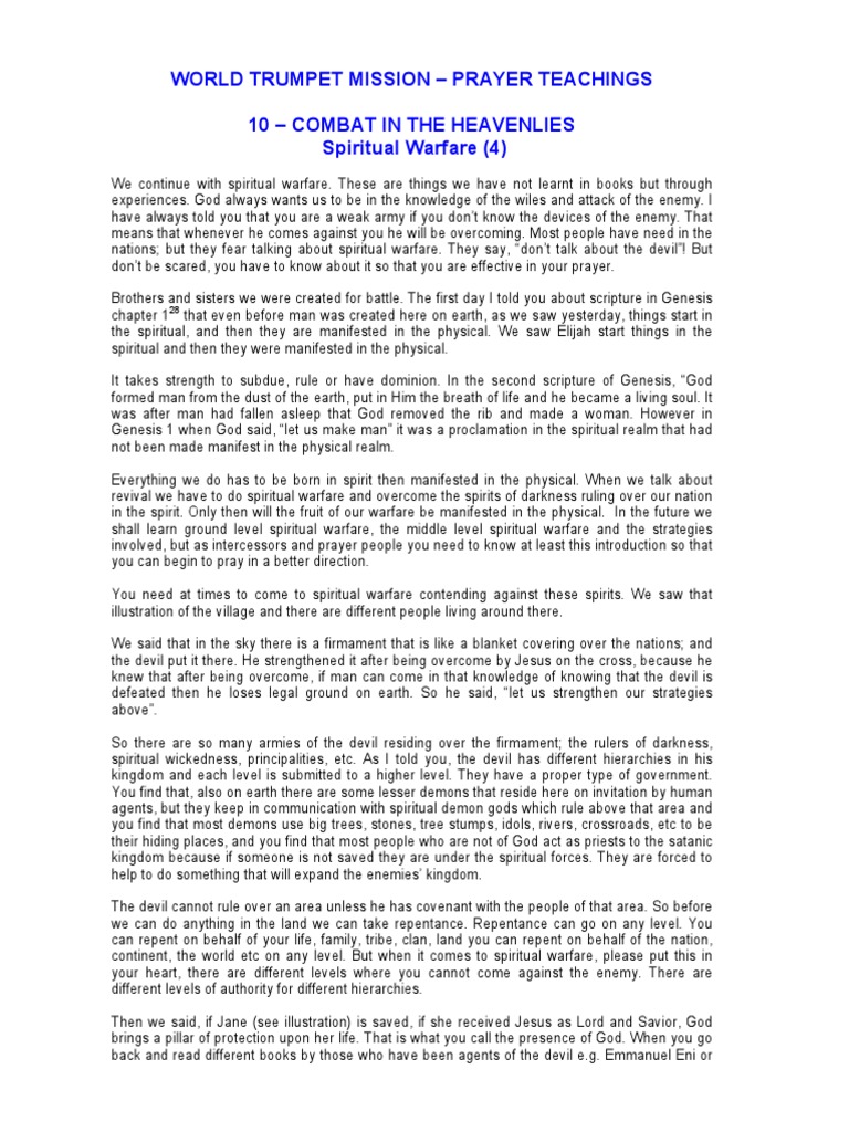 10 Spiritual Warfare 4 2 Spiritual Warfare Devil - 